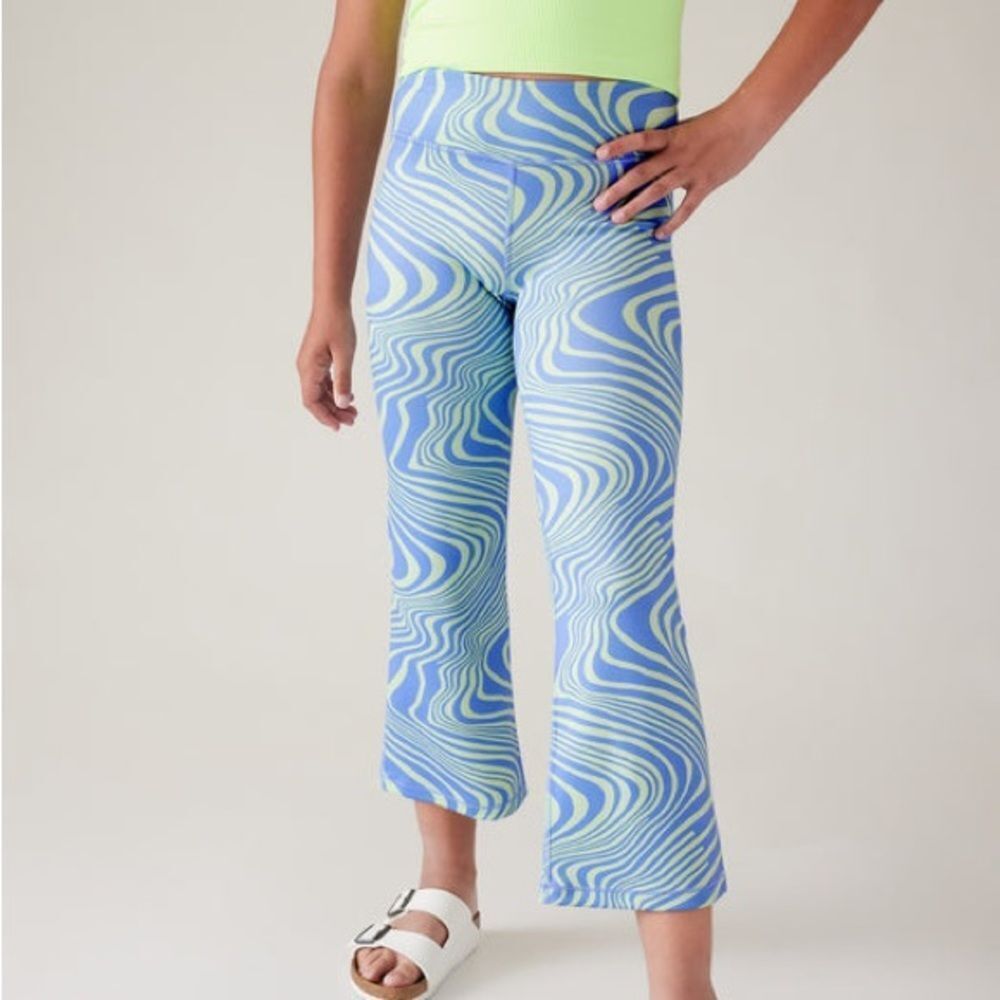 Athleta Girl Chit Chat Kick Flare Capri Girls Size XXL (16)